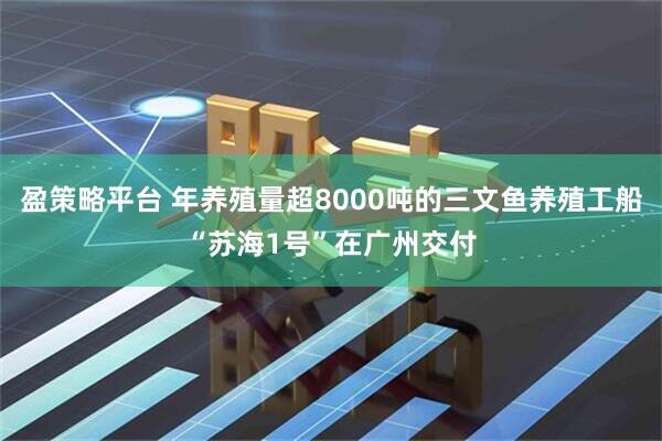 盈策略平台 年养殖量超8000吨的三文鱼养殖工船“苏海1号”在广州交付